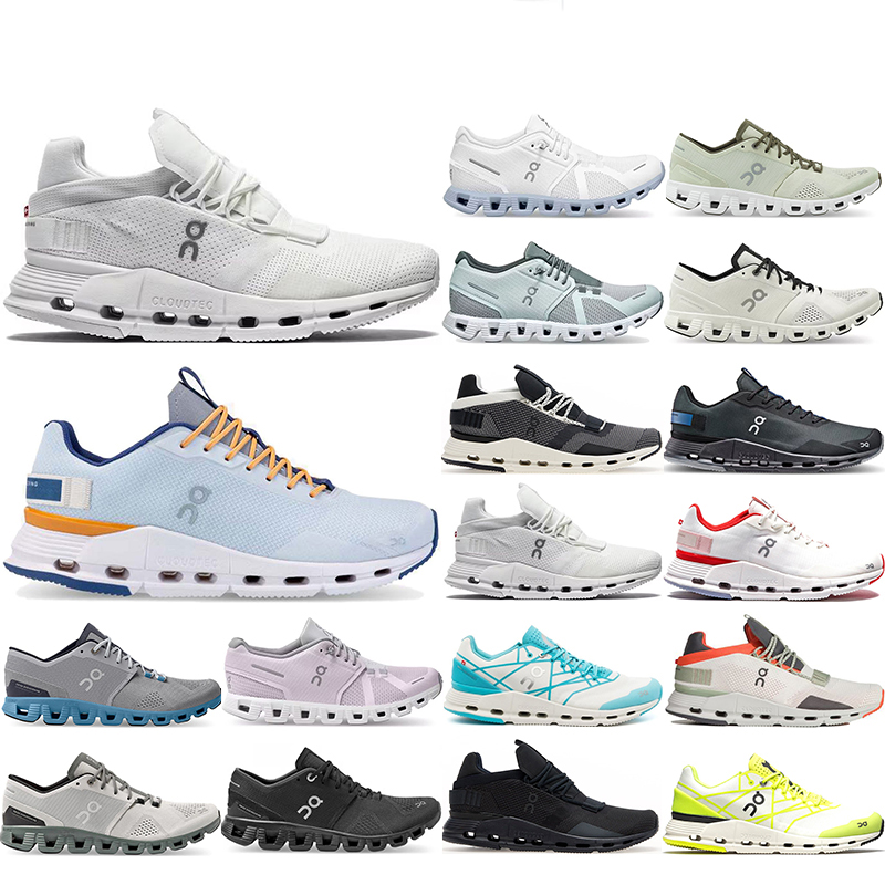 

All white on cloud women running shoes Black Asphalt Grey Alloy Grey Niagara Blue Orange Sea Green for mens designer sport sneakers trainer