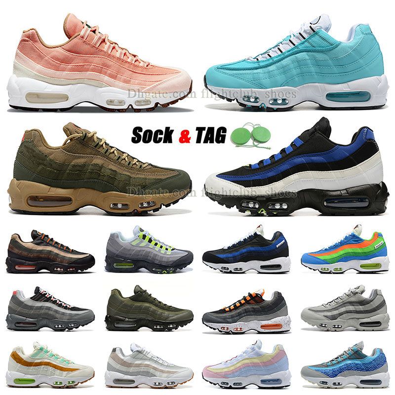 

Classic Maxs 95 Running Shoes Man Woman Big Size 12 Tenis Sneakers University Blue 95 Neon Pink Black and Green Rose Triple White Navy Blue Ultramarine Grape Trainers, B37 40-46 black red