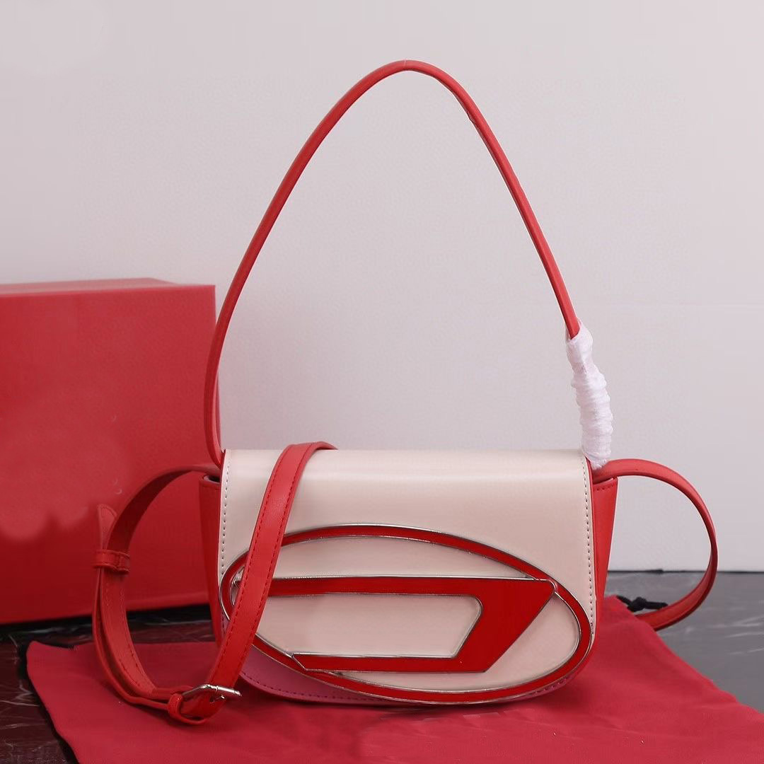 

Diesels bag Designer Bag shoulder bag WITH BOX DIS Italy Handle Fashion clutch flap Jingle bag Womens Flap Luxury Handbag Nappa Casual Clutch Unique Strap 20cm14cm, #8 20*5.5*13cm