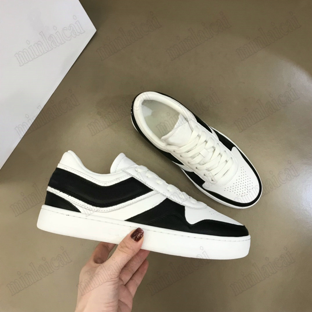 

Men's Block Sneakers With Wedage Optic White Designer Causual Shoes For Man Luxury Trainer Round Toe Low Top Lace-up, #1