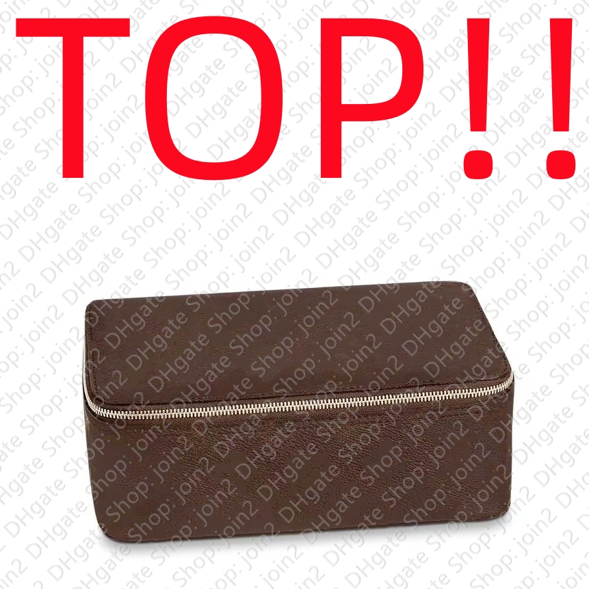 

Cosmetic Bags TOP. M43689 PACKING CUBE GM MM PM Designer Handbag Tote Hobo Satchel Evening Shopper Travel Clutch Bag Wholesale M43689 M43690, Size pm 17*8*12cm
