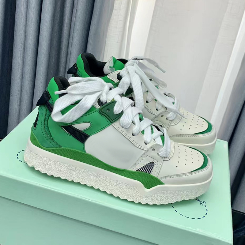 

Of white shoe sneaker women designer slide 2023 frenulum black blue pink Arrow logo picture casual shoes platform slides sneakers men summer walk size 35-46, #6