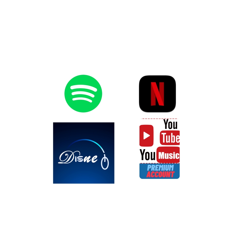 

New YouTube Premium and YouTube Music Spotify on Theater Android IOS PC Mac Netflix Smart TV Home Entertainment