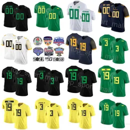 NCAA College Football Oregon Ducks Jersey 10 Bo Nix 0 MarKeise Irving 22 Noah Whittington 11 Troy Franklin 3 Terrance Ferguson 19 Jamal Hill University For Sport Fans