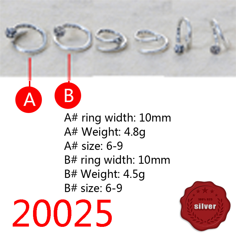 

20025 Fashion Ring Cross Flower Nail S925 Sterling Silver Opening Personalized Index Finger Youth Trend Piece Vintage Punk