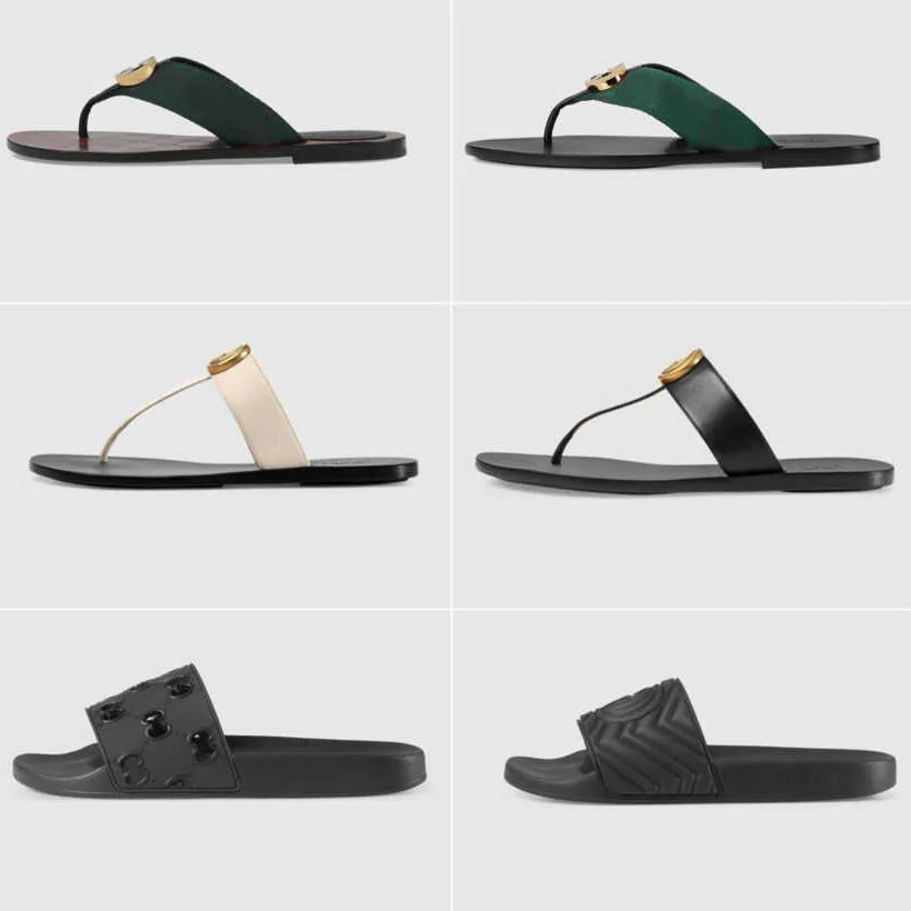 

Designer slippers Men Women sandals with Box Dust Bag card Shoes Bloom Web black floral Strawberry print Slide Leather Rubber red Sandal Summer Flat Slipper 35-45