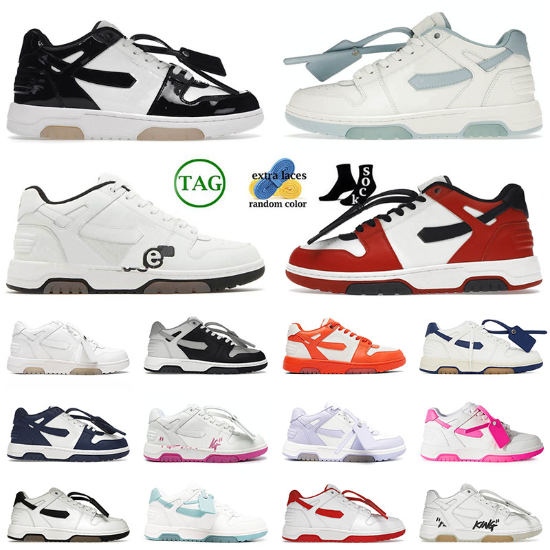 

Designer 2023 Out Of Office Low Casual Shoes Platform Vintage Sneakers Offs White Dark Blue Walking Suede Dhgates Mens Women Luxury Trainers Runners, 1 patent black white