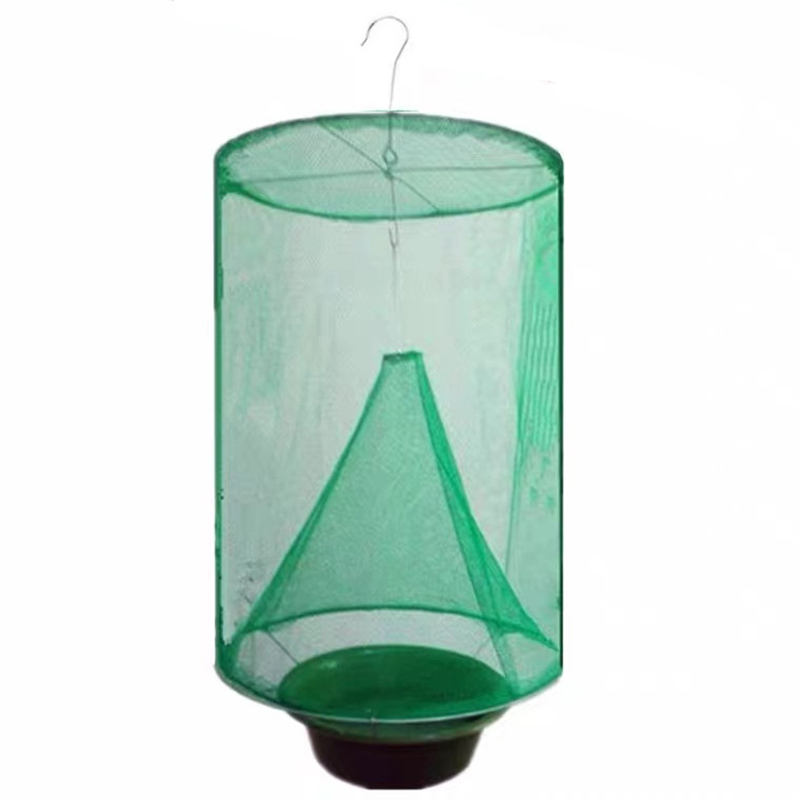 Fly Kill Pest Control Trap Tools Reusable Hanging Fly Catcher Flytrap Zapper Cage Net Garden Supplies