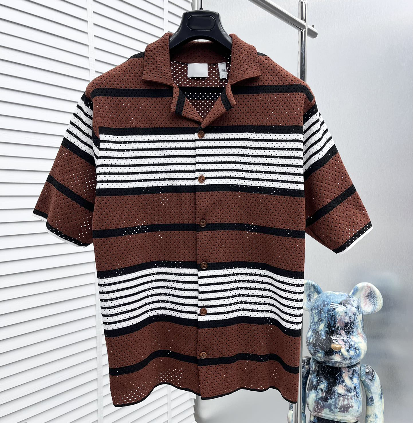 

Men's Plus Tees & Polos Round neck embroidered and printed polar style summer wear with street pure cotton r112r35