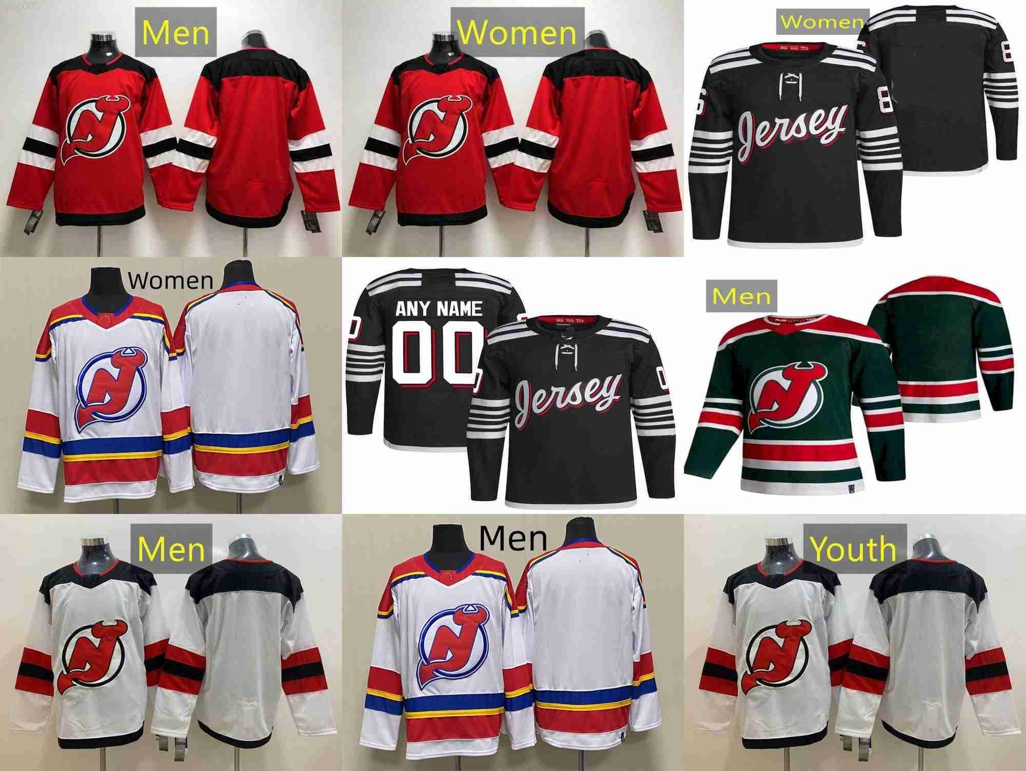 

New Devils Hockey Jerseys 86 Jack Hughes 7 Dougie Hamilton 63 Jesper Bratt 13 Nico Hischier 96 Timo Meier 91 Dawson Mercer 90 Tomas Tatar, Color