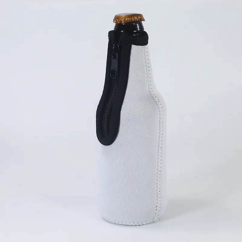 Sublimation Neoprene Beer Bottle Sleeve Blank Reusable Bottle Sleeve Organization Insulated Sleeves Bottle Cover Z11