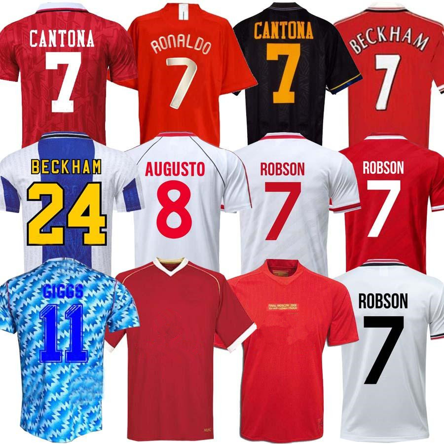 

Robson Hughes McClair RETRO Jerseys 1983 1986 0708 1990 1992 away FOOTBALL SHIRTS 90 92 Vintage soccer jerseys MAN UTD Camiseta Sharpe Paul Ince BECKHAM CANTONA GIGGS, 07-08 long sleeves home