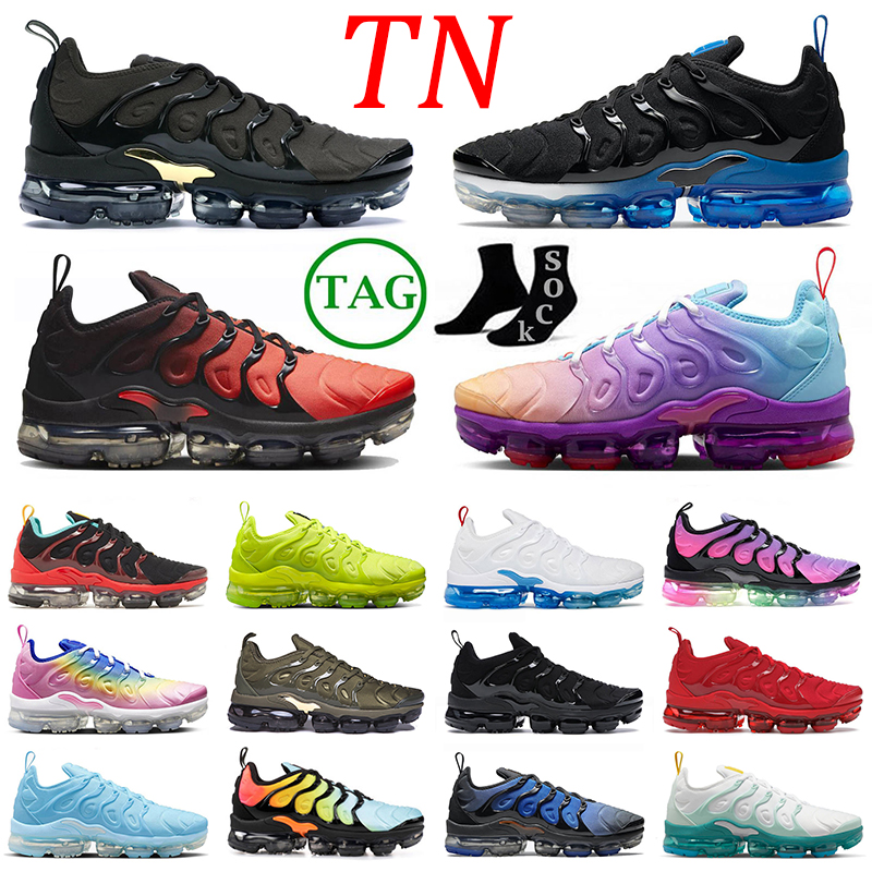 

Tn Plus Men Women Running Shoes air vapourmax Trainers maxes Triple Black Multi Gradient Blue Atlanta White Silver Wolf Pink Spell trainers sport sneakers tns 36-47, 36-47 hyper viole