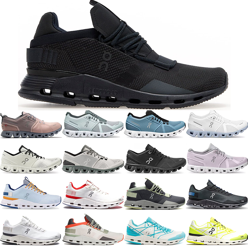 

mens On clouds running shoes mens womens all black Denim White Rust Storm Blue Tide designer sport sneakers trainer size 36-45