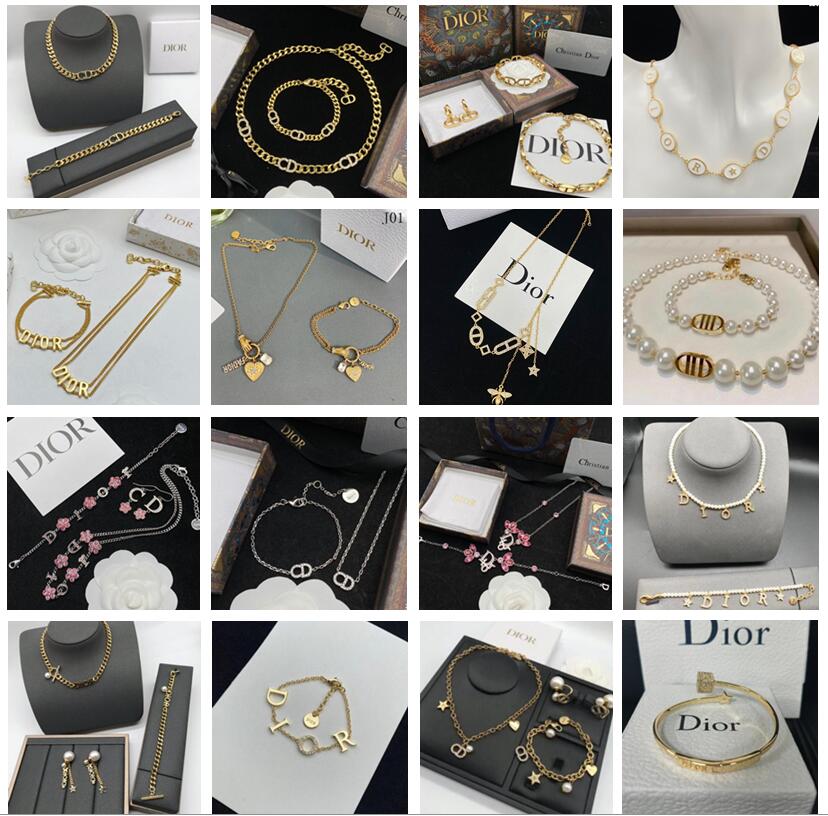 

Fashion Necklace Bracelets DD Wheat ear Style Earrings For Girls Women With Gift Retailed Box 72210 D-u-pe, #7.1 bracelet (19870)