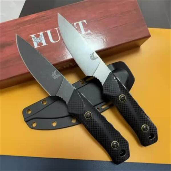 

Benchmade 15600OR Raghorn Fixed Blade Knife 4.64"D2 blade Santoprene Handles 15600 OR Survival Pocket Knives Outdoor 15600-01 15017 15500 Camping Hunting EDC TOOLs