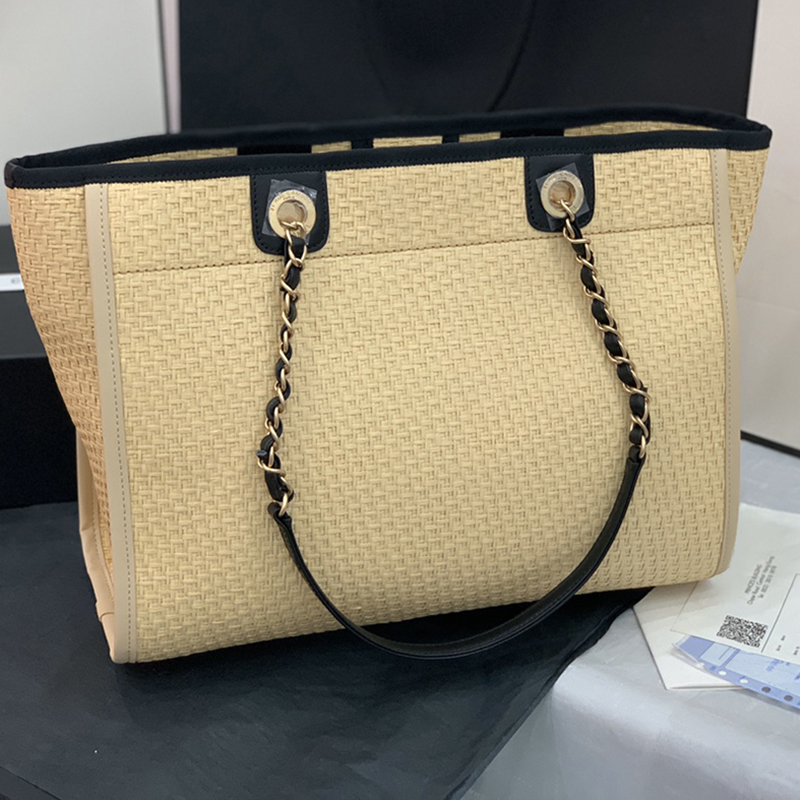 

Designer Tote Bag Luxury Shopping Bag Handbag 33CM Genuine Leather The Large Capacity Bag High Imitation Shoulder Bag With Box ZC186