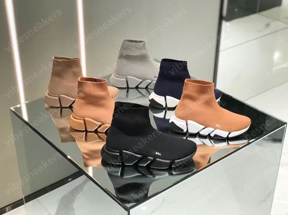 

Balenciagas Speed Runner Trainer 1.0 Designer Sock Shoes Men Women Shoes Platform Vintage Triple Black Socks Boots Designer Sock Trainers Sneakers Balencaigas