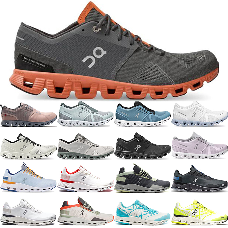 

All white On clouds running shoes for mens womens Olive reseda Waterproof Rose Fossil Grey green designer sport sneakers trainer size 36-45, 16