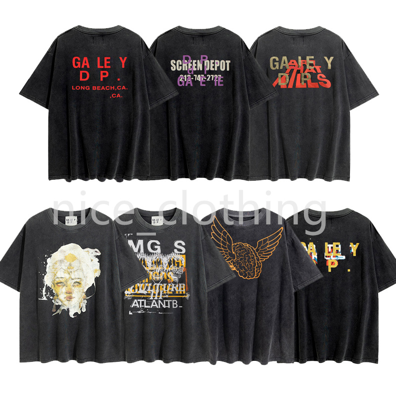 

Mens Designer T Shirts Vintage Retro Shirt Womens Tees Fashion Short Sleeve Casual High Street Tops Summer Clothing Clothes