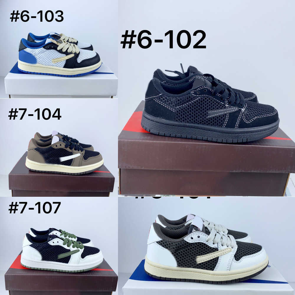 

Kids children TS Black Phantom 1 Basketball Shoes Jumpman 1s sports designer sneakers Low boys girls Reverse Dark Mocha running trainers Mochas Fragment Jordams1, 1379931