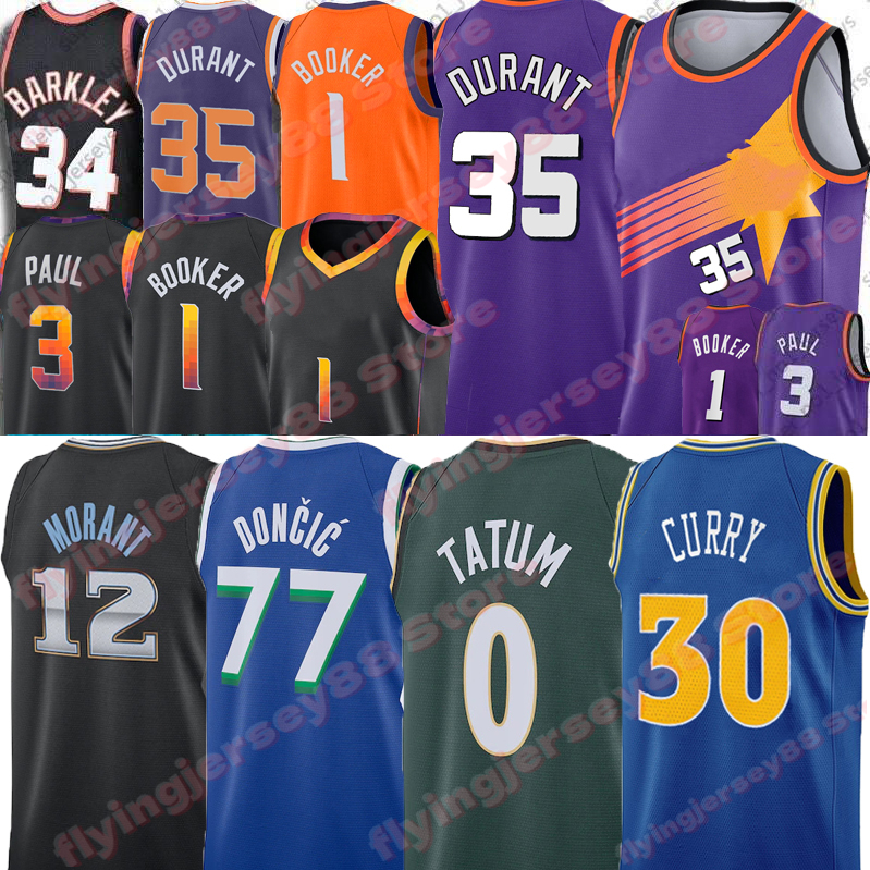 

Kevin Durant Donovan Mitchell Basketball Jerseys Jimmy Butler Devin Booker Chris Paul Jersey Ja Morant Stephen Curry Trae Young Doncic Demar DeRozan LaMelo Ball, Mens jersey