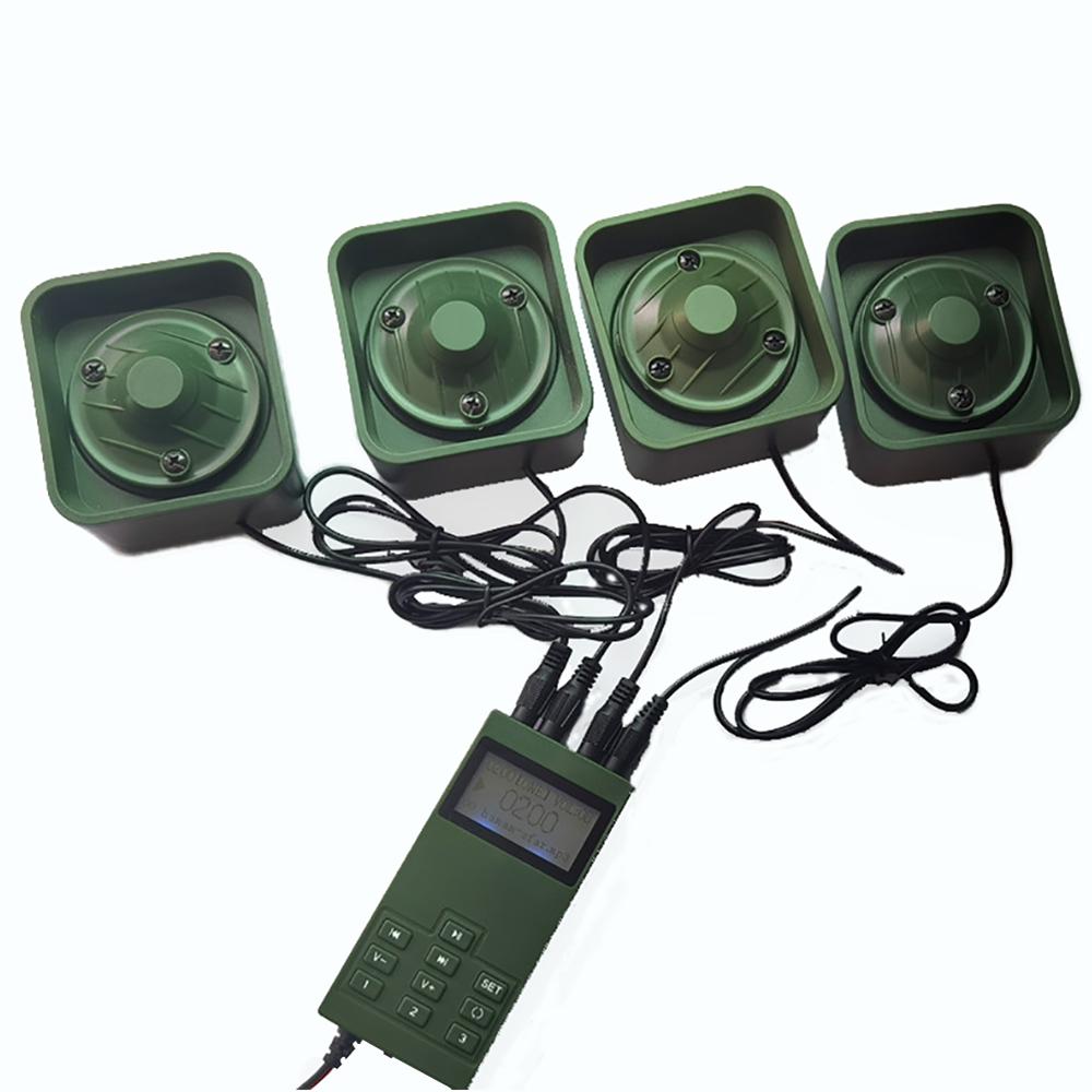 

Supplies 4PCs 50W Speaker Memory Timer 200 Bird Sounds Duck Calls Bird Caller MP3 Machine