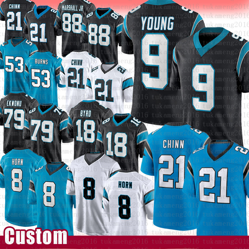 

9 Bryce Young Football Jersey Jeremy Chinn Jaycee Horn Carolinas Miles Sanders Brian Burns Panther Damiere Byrd Terrace Marshall Jr. Ickey Ikem Ekwonu Sam Mills Luvu, Mens jersey(heib)
