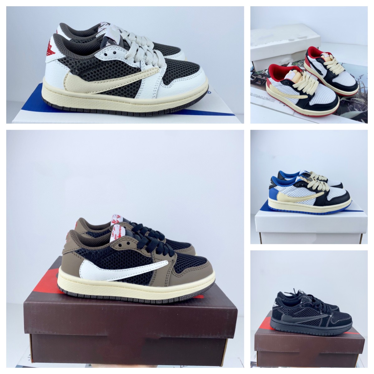 

2023 Kids Barb Basketball Shoes Chunky Athletic Outdoor Boys Girls Casual Fashion Sneakers Children Walking Toddler Sports Youth Dunks Trainers EUR 24-37