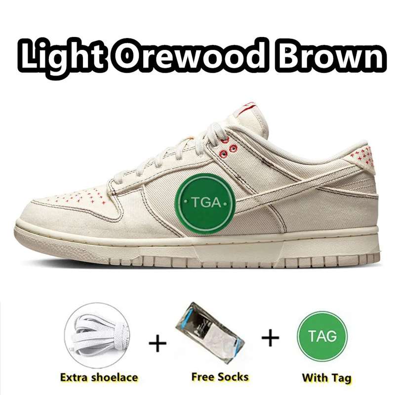 

Low Designer Light Orewood Brown Sport Shoe for Men Low Sneakers Womens Skates Shoes Sports Running Trains DV0834-100