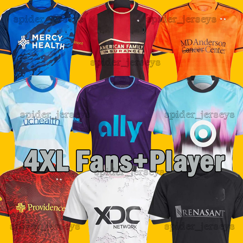 

XXXL 4XL apids england Soccer jerseys Charlotte Minnesota United Nashville Charlotte 23 24 Fans Player Version Houston Atlanta Seattle Sounders Cincinnati Shirts, Keluolajiliu away