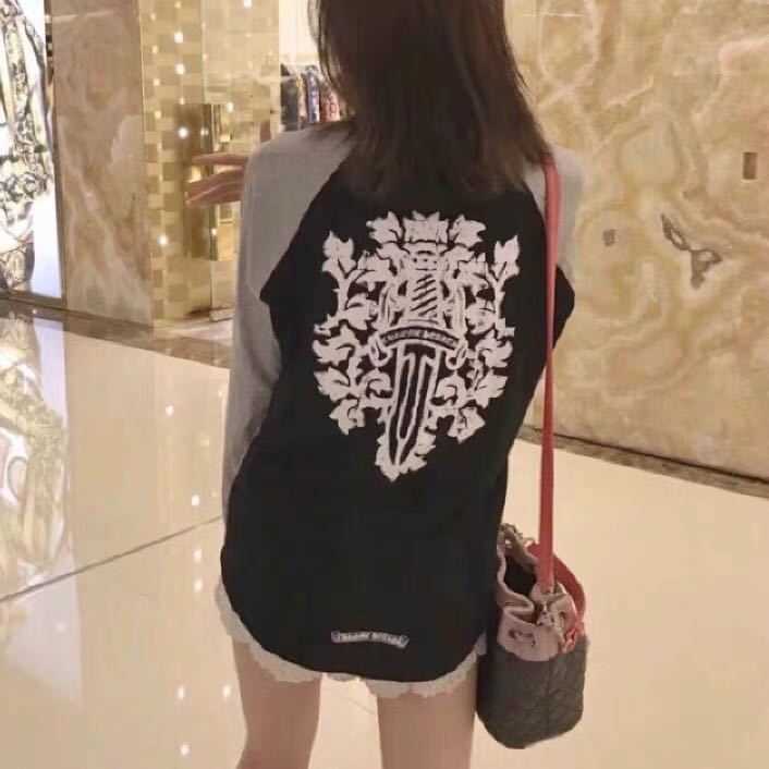 

CH Designer Clothing Men's Sweatshirts Luxury Casual Hoodie Heart 2022s spring autumn new crow cross t-shirt women's high street bottoming shirt Chromes, Shipping fee