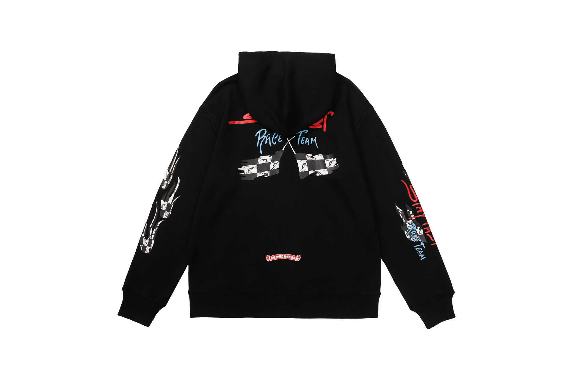 

CH Designer Clothing Men's Sweatshirts Luxury Casual Hoodie Heart 2022ssCH Crow Matty Racing graffiti hooded street trend cross Sanskrit loose sweater Chromes, Shipping fee