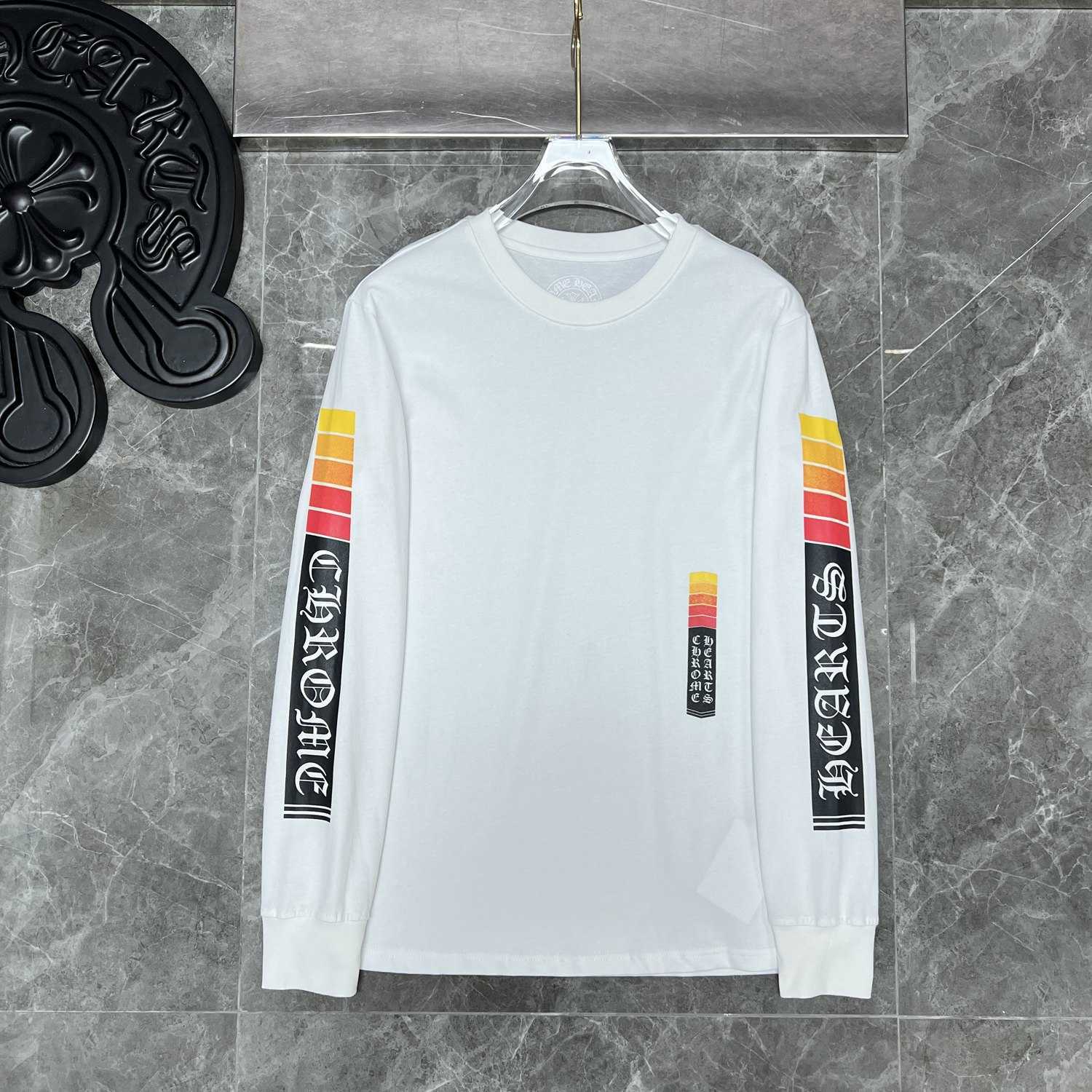 

CH Designer Clothing Men' Sweatshirts Luxury Casual Hoodie Heart cro new women' high street letter gradient color charging ch power long sleeve Chromes, Shipping fee