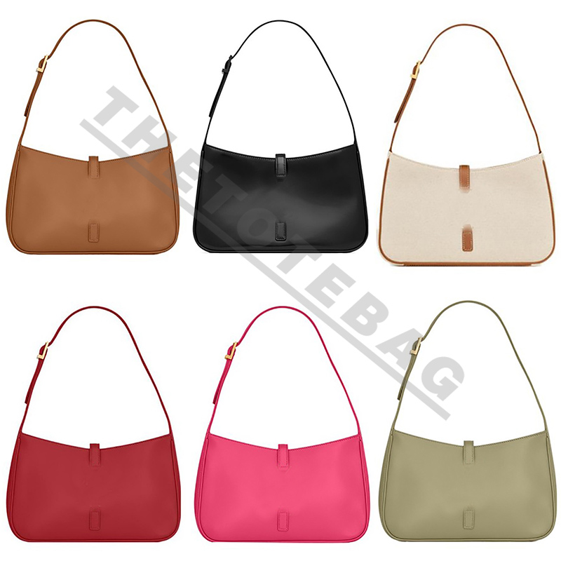 

New le5a7 hobo bag luxury designer women classic genuine leather underarm shoulder bags handbags multi color high quality wallet wholesale, Fuchsia