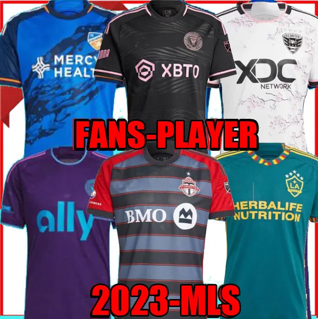 

mls 2023 TORONTO FC Cincinnati Charlotte soccer jerseys 23 24 LA GALAXY Inter Miami Hagglund Obinna Vazquez D C UNITED Westwood Copetti foot, Inter miami away