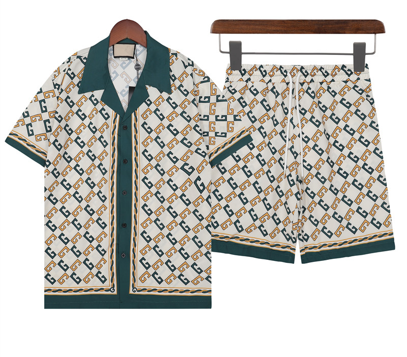 

High Quality Designer Shirts Men's Fashion Tiger Letter V silk bowling Tshirt Casual Shirts Men Slim Fit Short Sleeve Summer Shirt Size M-3XL, 49