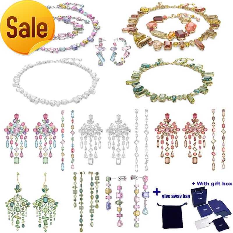

Fahmi SWA 2023 High Quality Jewelry Set Gema Series Women's Necklace Earring Bracelet Delivery Gift Box Free Shipping