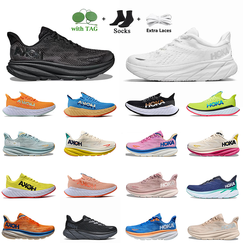 

Hoka Clifton 8 Hokas Shoes Womens Sneakers One Bondi Lunar Rock Triple Black White Diva Blue Lightweight Shock Absorption Outdoor Jogging Sports Trainers Size 11, 37