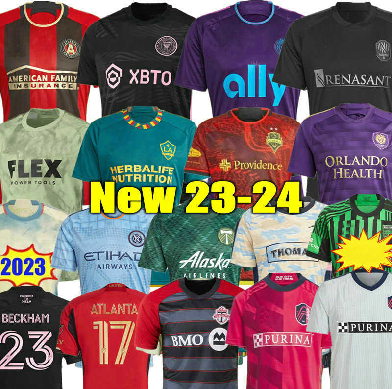 

LA Galaxy 2023 Soccer Jerseys Inter Miami Atlanta Portland city New York Red 23 24 Football Shirts Austin Charlotte Chicago Orlando St. Louis Toronto MLS Men Kids Kit, Philadelphia