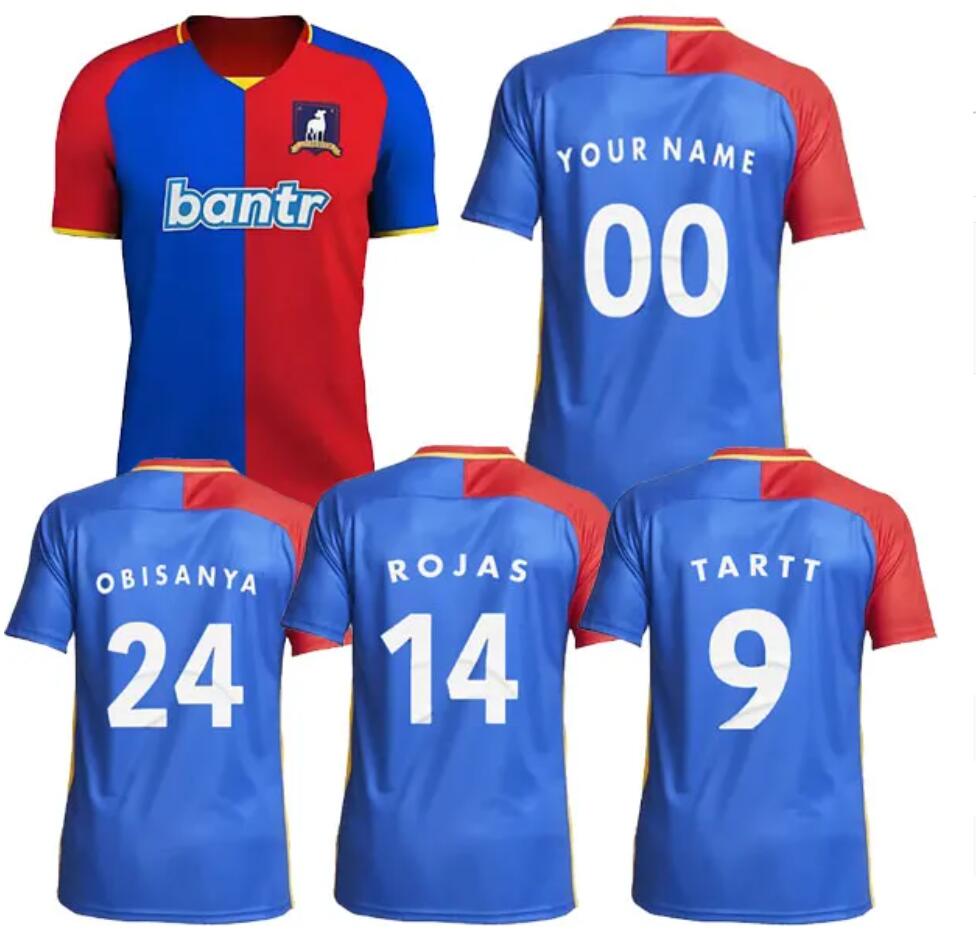 

2023 2024 AFC Richmond Soccer Jerseys Fans Player Version 23 24 Man Football Shirs Orange Blue Silver Green 6KENT 9TARTT 14 ROJAS Jersey