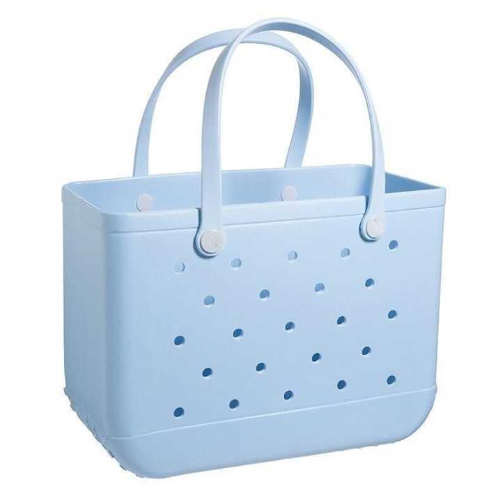 

Designer Eva Bag women Tote Large Shopping Basket Bags Lady Storage Washable Beach Silicone Bog Bag Purse Eco Jelly Candy wallet wholesale, 5#