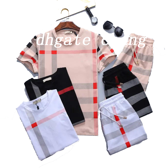 

Mens Beach luxurys Designers fashion leisure Tracksuits Summer Suits T Shirt Seaside Holiday Shirts Shorts Sets Man Women Luxury Outfits Sportswears -3, White