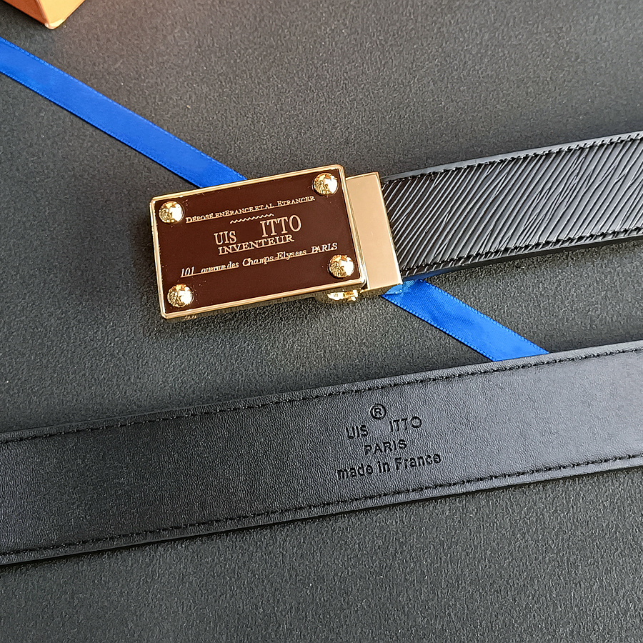 Mens Designer Belt Pin Buckle Luxury Square Letter Buckle Casual Twill Belts Black Brown Buckle Width 3.8cm Length 105-125cm