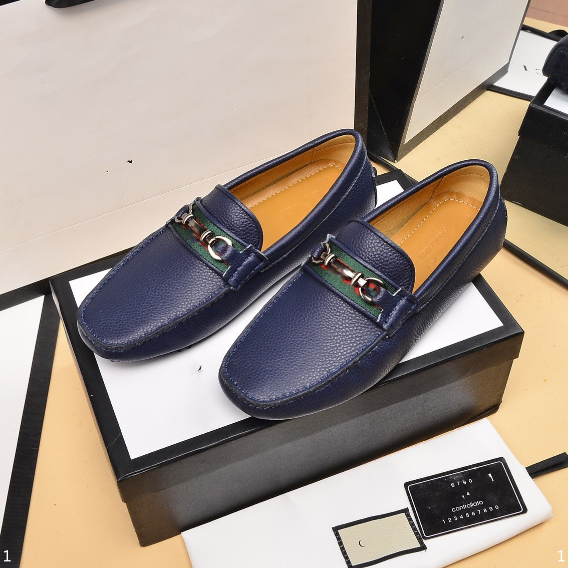 

luxurious Men Dress Shoes Men Black Shoes Designer Loafers Italian Casual Leather Fashion Trend Luxury Summer Stylish Male wedding Shoes, #07