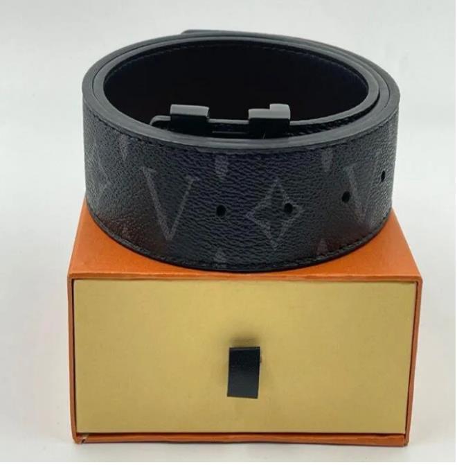 

OOO Men Designers Belts Classic fashion casual letter smooth buckle womens mens leather belt width 3.8cm with orange box, White