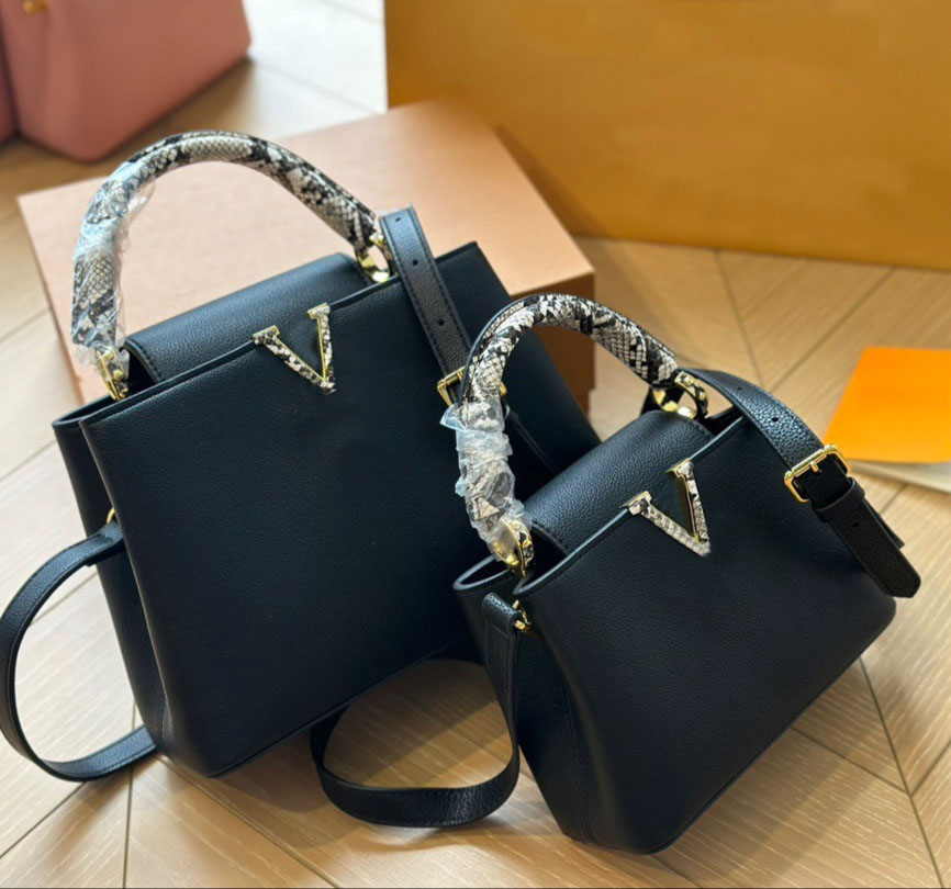 Handbag 5A Top totes Designer Bag Luxury Leather Classic Flower Shoulder Bag Mini Chain Girl Cross Body Bag Trend-image-874892054