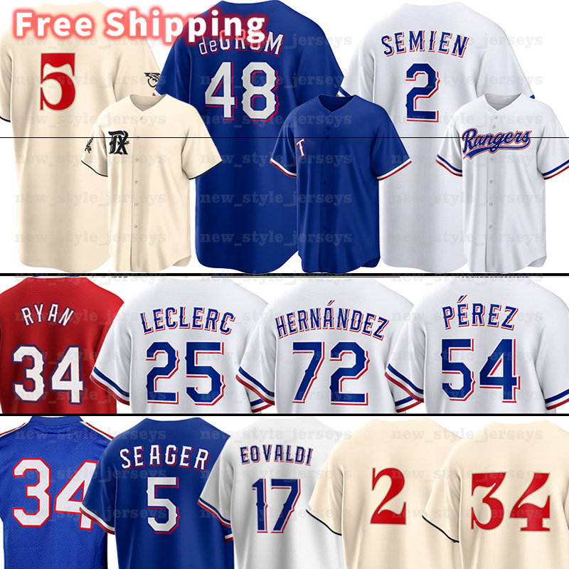 

2 Marcus Semien Rangers City Connect Baseball Jerseys Texas Corey Seager Nolan Ryan Adolis Garcia Jacob deGrom Robbie Grossman Nathaniel Lowe Brad Miller, Men(you qi b)