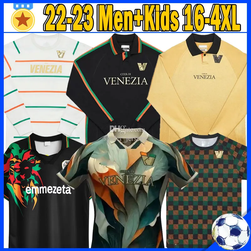 

XXXL 4XL 22/23 Venezia FC soccer Jerseys men kids kits Concept Version Venice 1998 99 ARAMU FORTE Fiordilino PERETZ HEYMANS TESSMANN CRNIGOI, Weinisi 22-23 home kids kits
