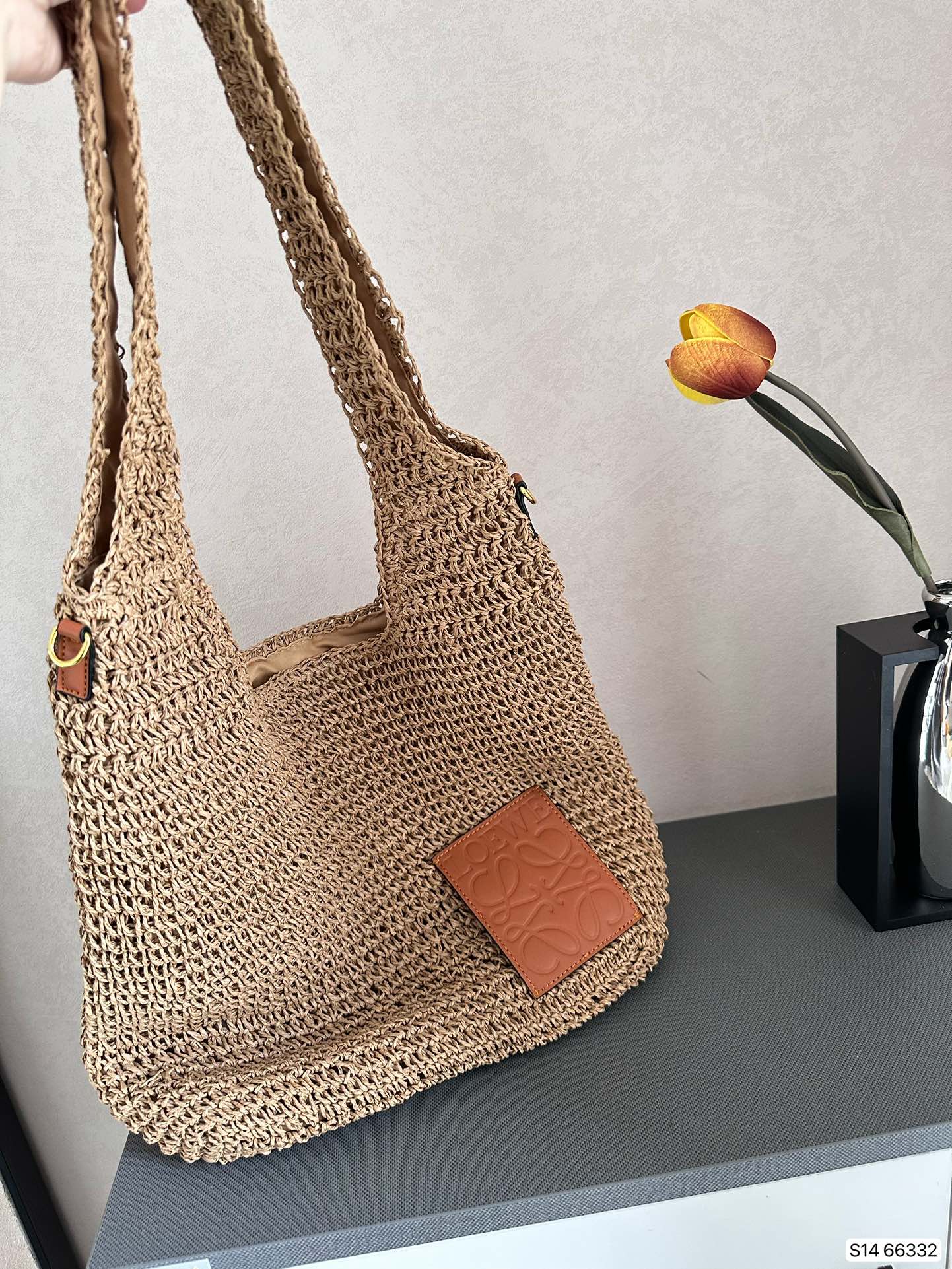 

the tote bag designer bag mirror quality loewe tote Saddles bag Woman Shoulder loewe Bags Classic style zip excellent quality LW_011, Yellow
